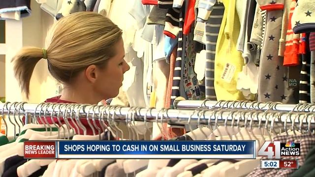Local shoppers take advantage of 'Small Business Saturday.'