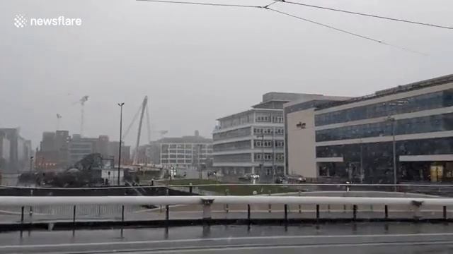 Storm Freya brings heavy snowfall to Dublin