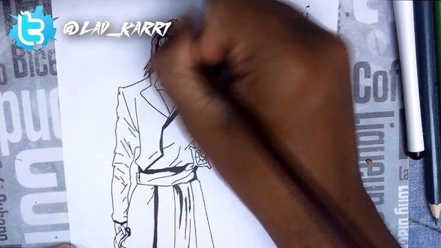 Drawing coyote starrk | Requested video no.4  (requested by maurice barr)