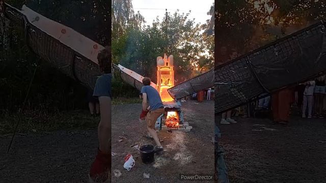 🔥 Огненное шоу на закате. Гжель Фес -2024, авторы и исполнители мастера "Гжельской гончарни".