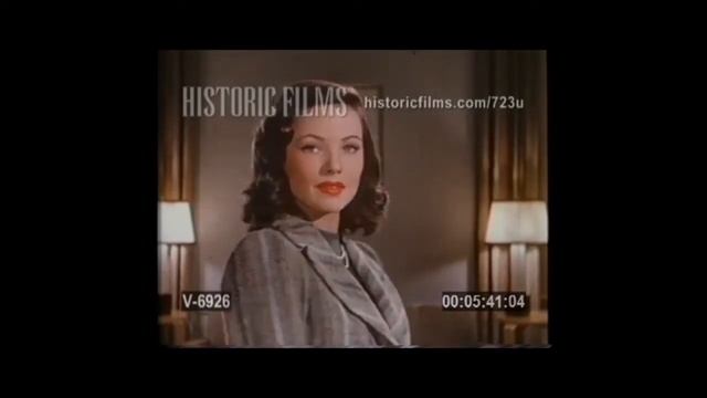 Gene Tierney & Rita Hayworth Screen Test