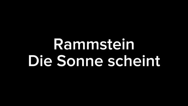 Rammstein - "Rammstein" mit den Untertitel Karaoke lyrics