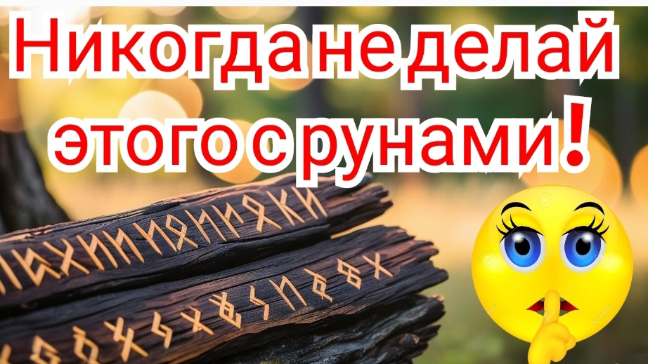 Что нельзя делать с рунами