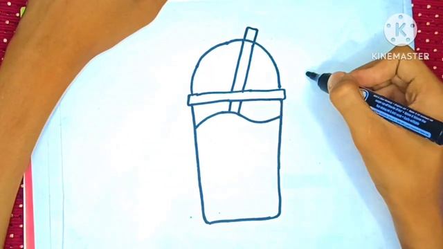 How to Draw a Cute Cup Drink: Step by Step