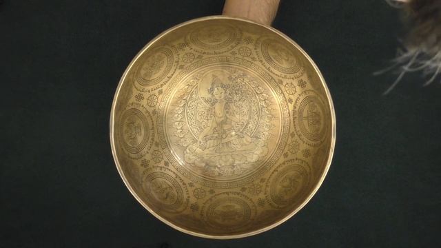Поющая чаша Бутанская 25,5 см, Ля# 118 Гц, Фа 351 Гц