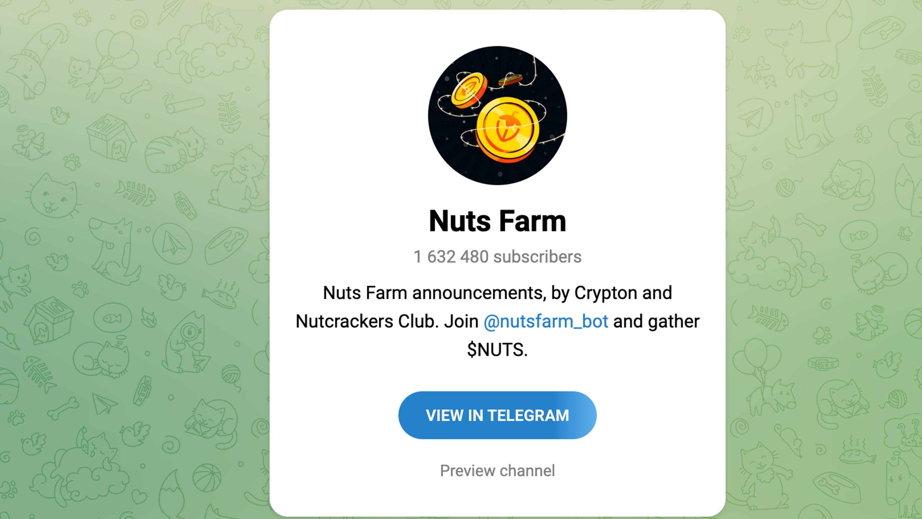 Тапалка Nuts Farm (Нутс Фарм) - когда листинг монеты? Или это уже конец?