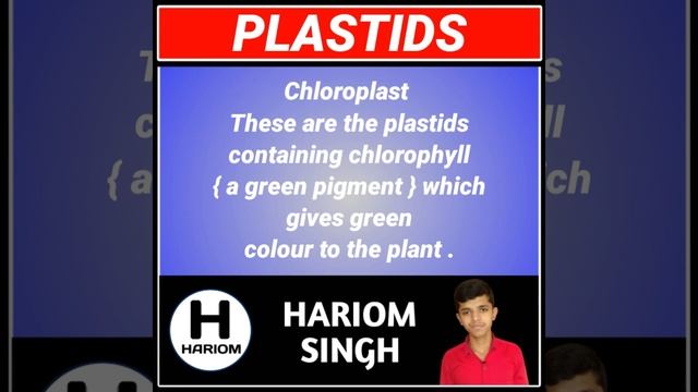 Plastids || Types of plastids || Chloroplasts || Chlorophyll ll Chromoplast || Leucoplasts