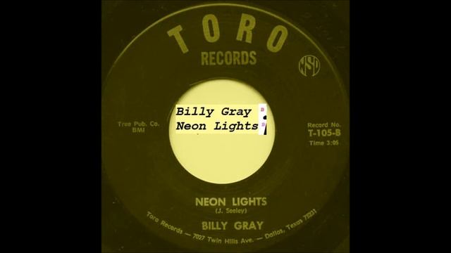 Billy Gray - Neon Lights