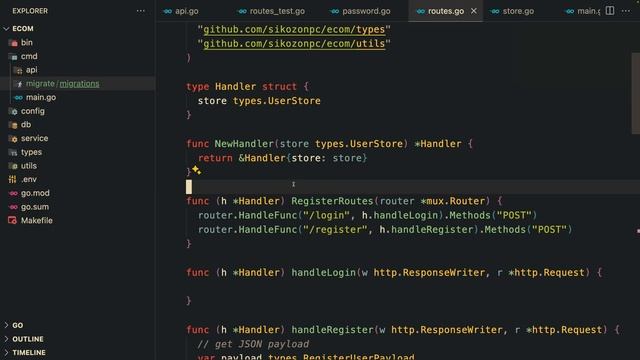 Backend API в Golang (JWT, MySQL & Tests)