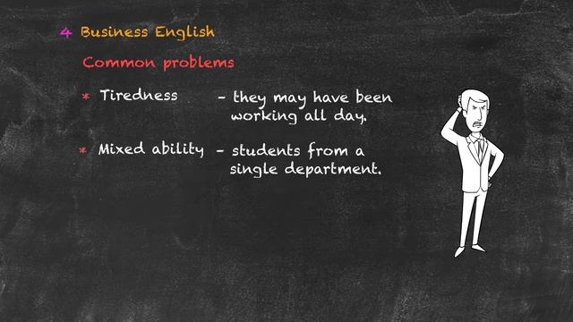 Teaching Special Groups in ESL - Problems with Business English Classes