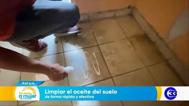 #DeMujerAMujer | Limpiar el aceite del suelo de forma rápida y efectiva