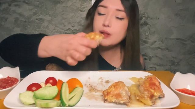 МУКБАНГ запеканка | ответы на вопросы | всё о розыгрыше | MUKBANG casserole