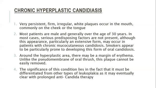 Lecture-137: Oral And Mucocutaneous Candidiasis. Rook's Chapter 32.
