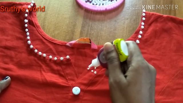 പഴയ ചുരിദാർ ഉണ്ടോ എടുത്തോളൂ പുതിയ താക്കാം/bead workinplain Churidar