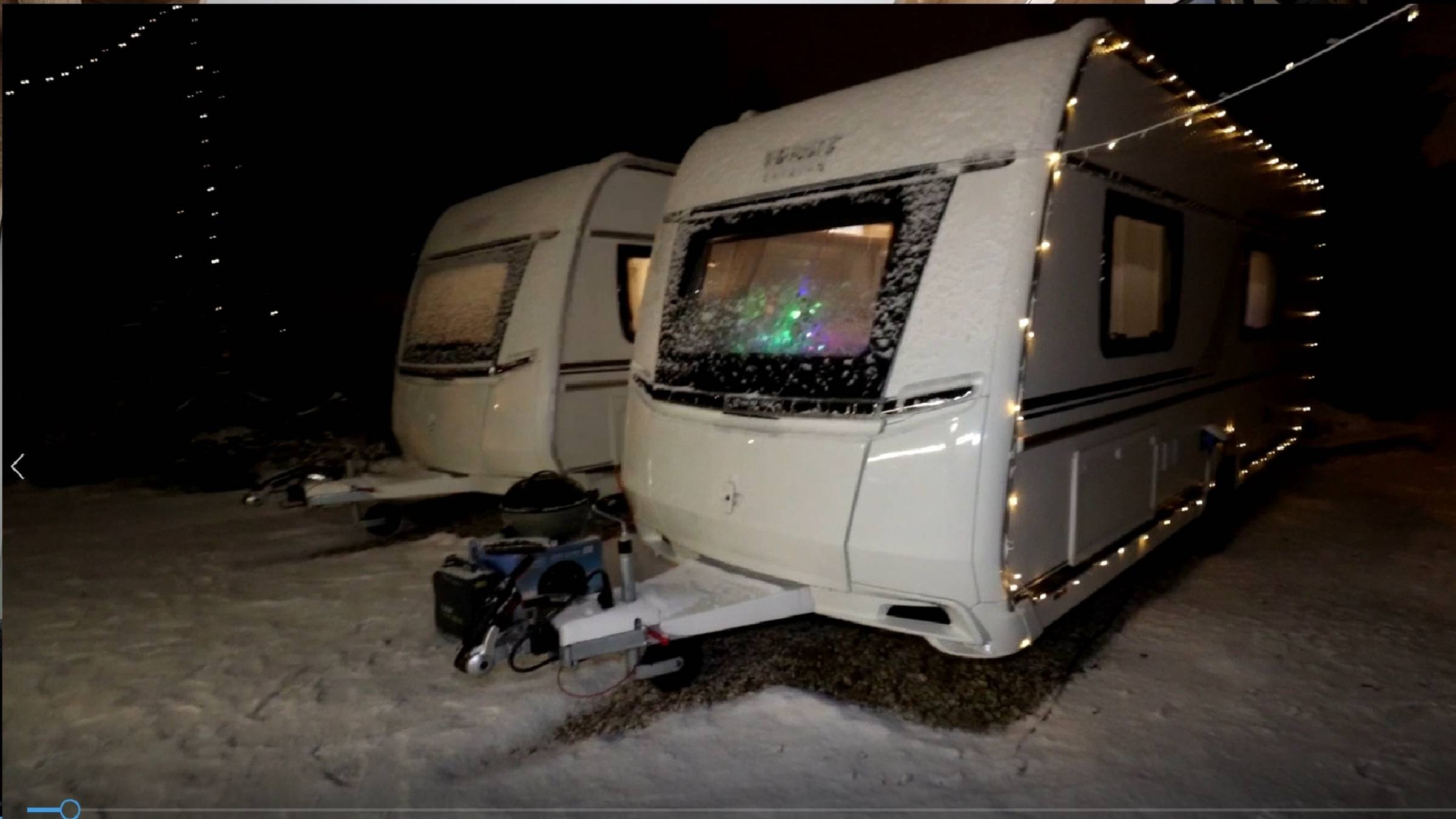 Зимний детальный обзор самого оснащенного Fendt Caravan модели Bianco Activ 515 SGD 2024