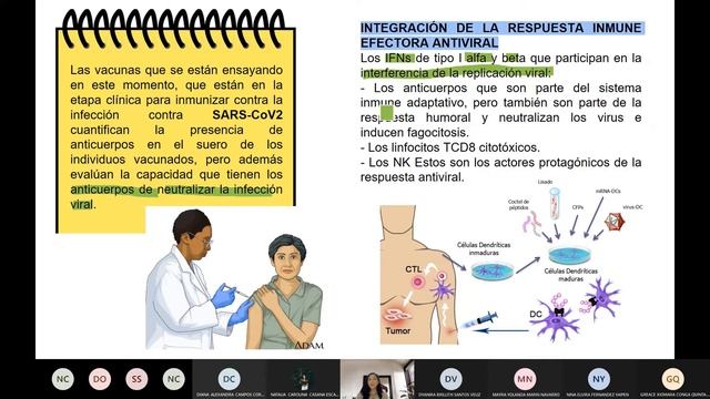 Semana 9:  Inmunología - Respuesta Inmune frente a microbios II - 08/10/21