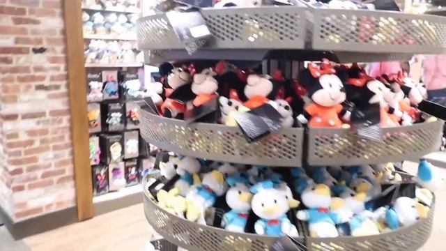 Checking out new merchandise at Disney Springs!