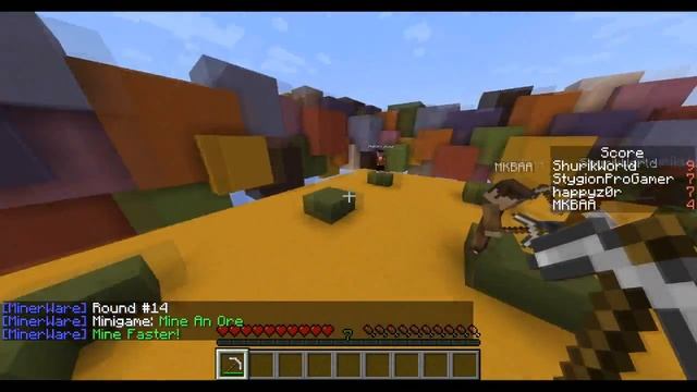 MINER WARE - Проверка реакции(MineCraft MiniGame)