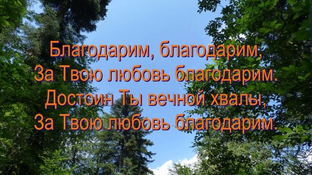 За любовь, за милость, за спасенье,  общее пение  02.02.2025