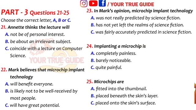22 February NEW IELTS LISTENING TEST WITH ANSWERS