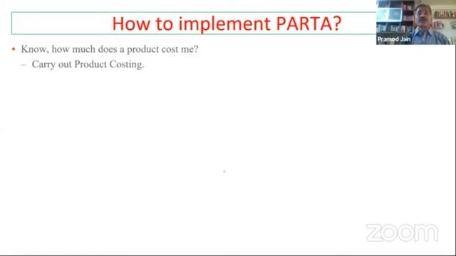 PARTA system of Business & Management control by CA Pramod Jain | PCET's Pune Business School