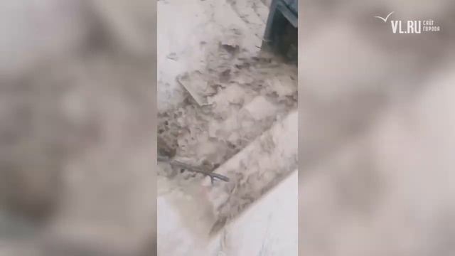 Потоп во дворе на Карьерной