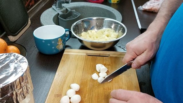 Лакшери салат в семье "бедняков"