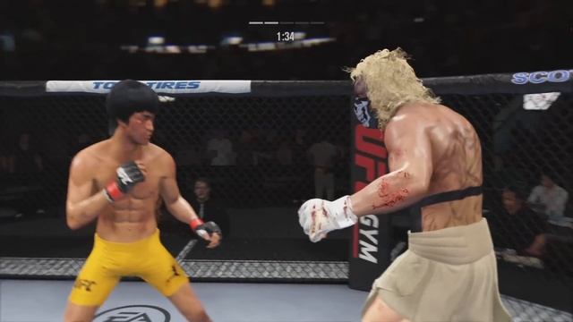 PS5 | Bruce Lee vs. Fierce white Lord (EA Sports UFC 4)🥊