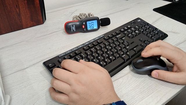 Беспроводной комплект Logitech MK270 — тайпинг и громкость клавиш