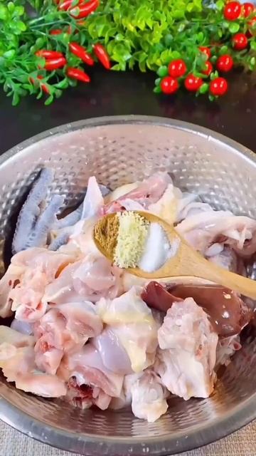 steamed chicken with mushrooms 香菇蒸鸡 中国美食分享