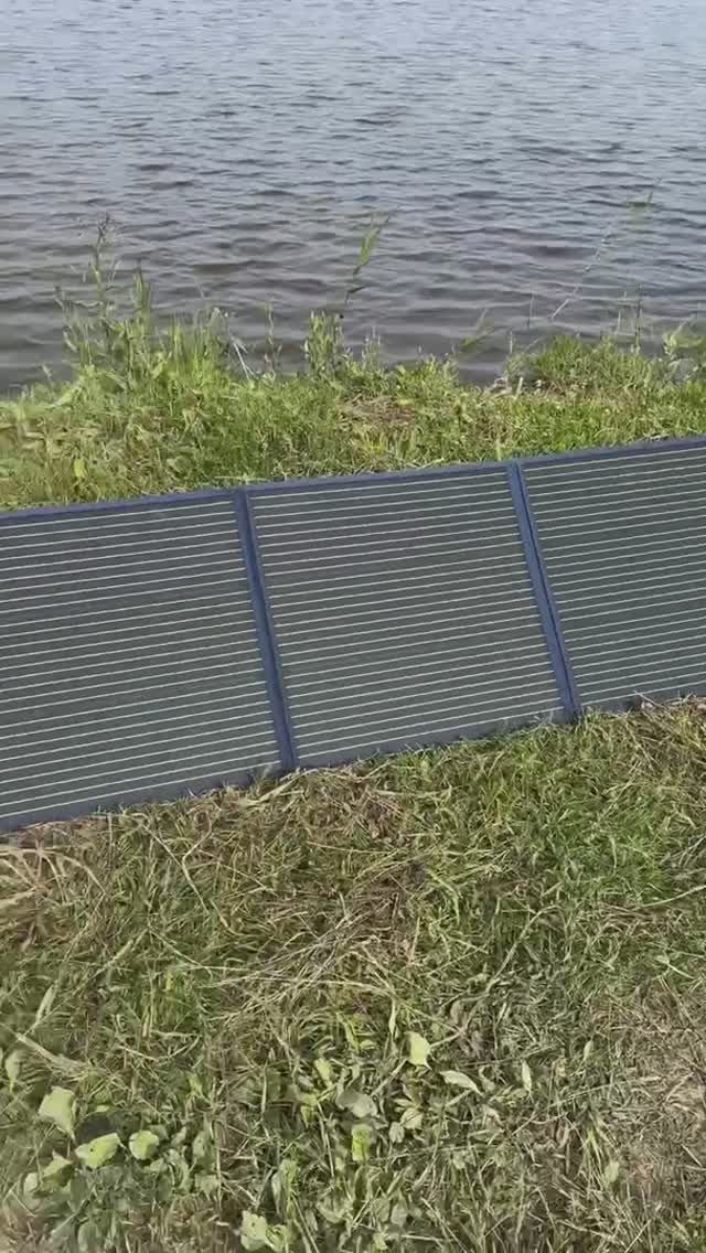 Солнечная панель Ice Cube Solar System 300 ватт - обзор от Carp Today. Рыболовная электростанция