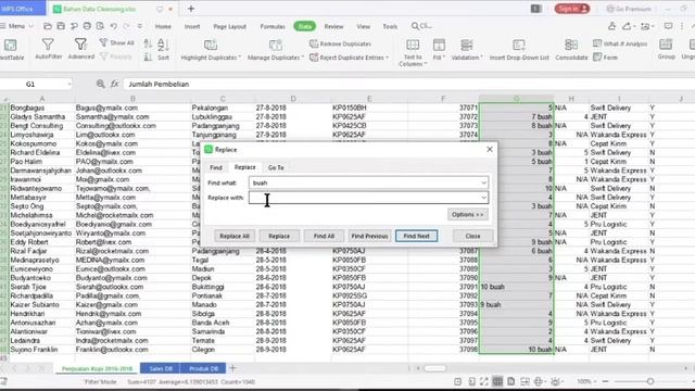 Data Cleansing ( Pada Excel )
