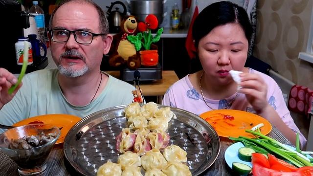 Мукбанг Манты / Mukbang Manty