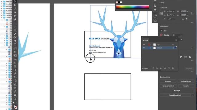 Creating a Business Card for your Personal Avatar Logo