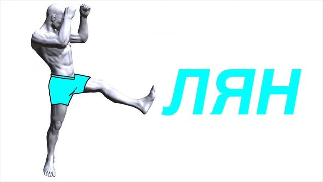 Удары ногами. Уровень 7. Занятие 3.
