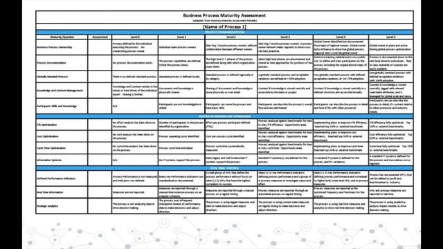07 BA Training - Business Process Maturity