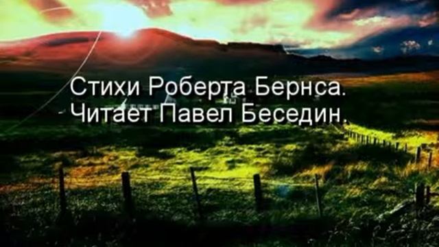 О подбитом зайце   Роберт  Бернс читает Павел Беседин