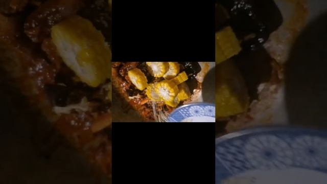 HOW TO COOK FRIED CHICKEN SPICY WITH GARLIC BUTTER,MUSHROOM AND CORN#MAMIHAPPYCOOKING#EVERYBODYHAPP