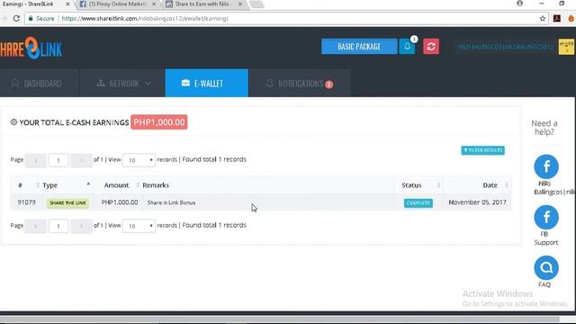 Exploring whats inside Share it Link member accounts
