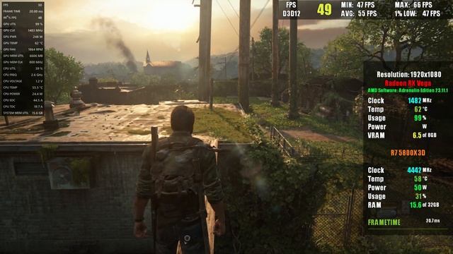 AMD RX VEGA 56 - THE LAST OF US - PART 1 (2022)