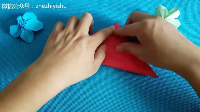 折纸王子教你折纸罗伯特朗兰花上，简单又漂亮，一学就会 Origami tutorial 折り紙教程