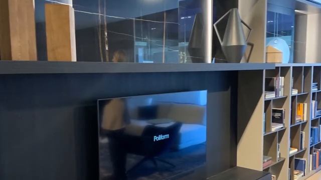 Poliform Wall System TV Unit Bookshelves Storage