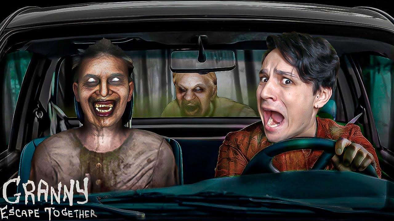 ПРОКАТИЛ ГРЕННИ НА МАШИНЕ!🤣 ТЕПЕРЬ МЫ ВСТРЕЧАЕМСЯ!😏 GRANNY ESCAPE TOGETHER