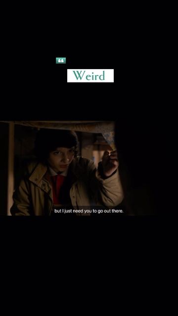 Английский с сериалом Очень странные дела "Weird"