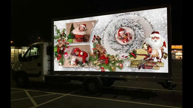 MAW Media Christmas  Mobile Billboard Advertising