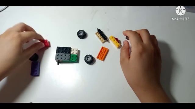 sports car with Lego classic 10696