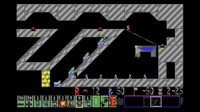 Lemmings Plus Omega [Mental 01]: Be A Tidy Lemming!