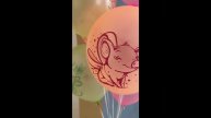Воздушные шары неон с рис. Милые зверята