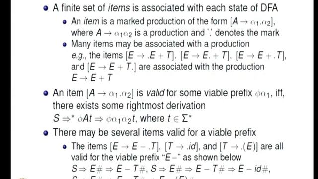 Mod-03 Lec-09 Syntax Analysis: Context-free Grammars, Pushdown Automata and Parsing Part - 5