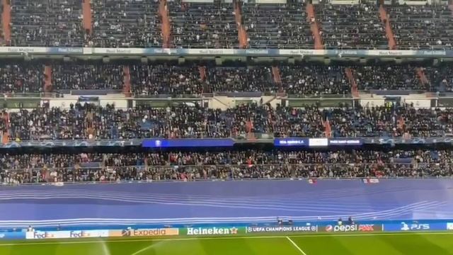 Así recibieron a Messi y Mbappe en el Santiago Bernabéu